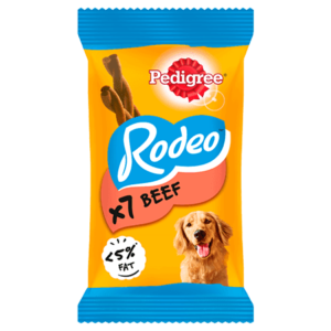 Pedigree Rodeo Dog Treats - With Beef (7 Sticks)