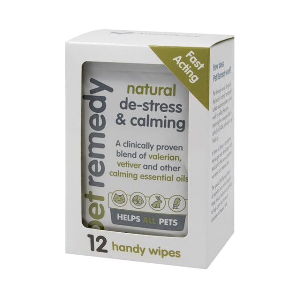 Pet Remedy Calming Wipes Sachet Pack 12
