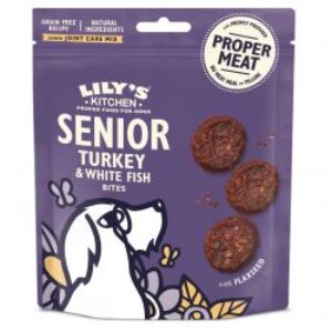 Lily’s Kitchen Senior Recipe Dog Treats - Turkey & White Fish (70g)