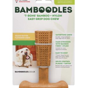 Bamboodles T-bone Peanut Butter Flavour - Small (4")