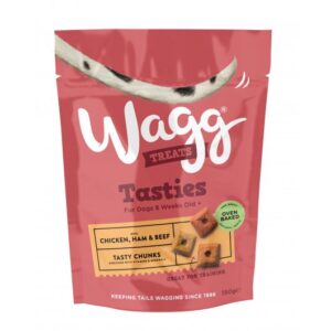 Wagg Tasty Chunks - Chicken, Ham & Beef (150g)