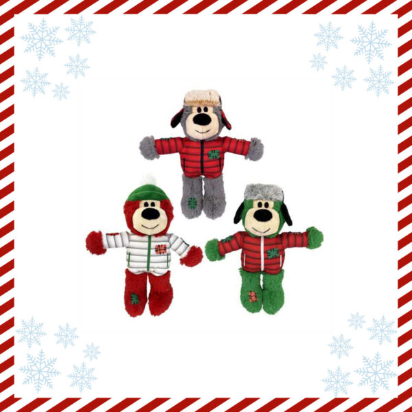 KONG Christmas Wild Knot Bear Medium/Large