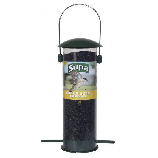 Supa Plastic 4 Port Niger Seed Feeder 20cm (8")